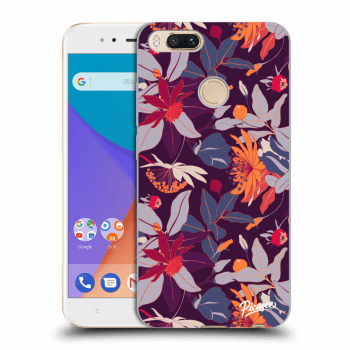 Husă pentru Xiaomi Mi A1 Global - Purple Leaf