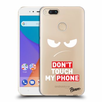Husă pentru Xiaomi Mi A1 Global - Angry Eyes - Transparent