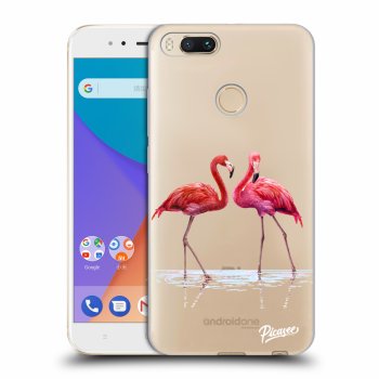 Husă pentru Xiaomi Mi A1 Global - Flamingos couple