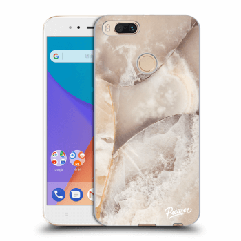 Picasee husă transparentă din silicon pentru Xiaomi Mi A1 Global - Cream marble