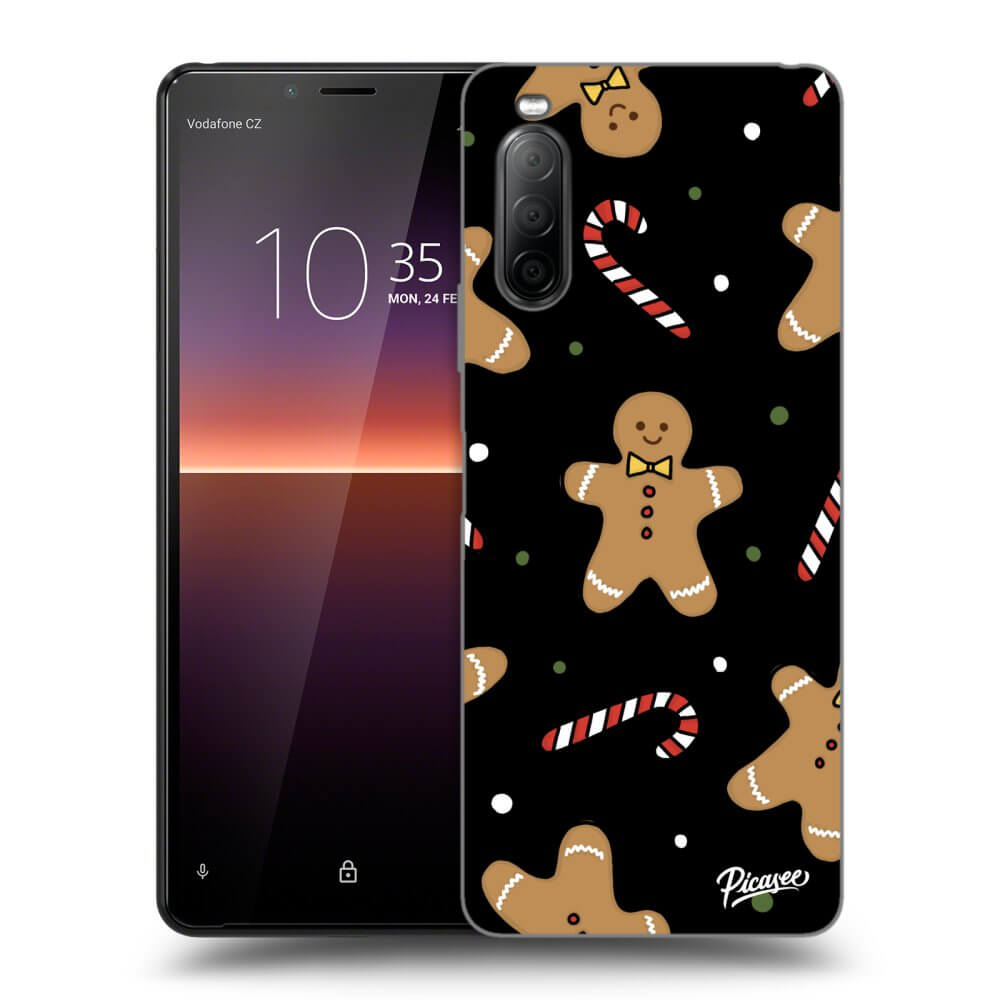 Picasee husă neagră din silicon pentru Sony Xperia 10 II - Gingerbread