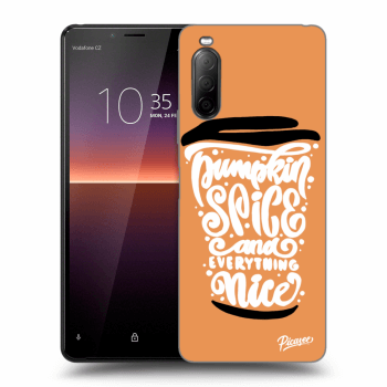 Husă pentru Sony Xperia 10 II - Pumpkin coffee