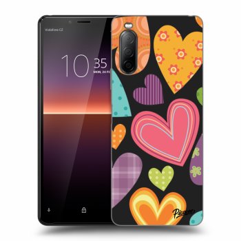 Husă pentru Sony Xperia 10 II - Colored heart