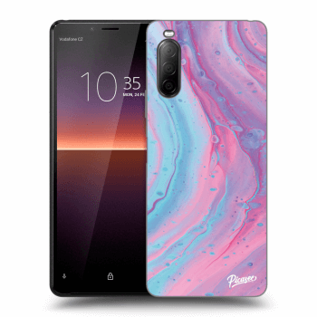 Husă pentru Sony Xperia 10 II - Pink liquid