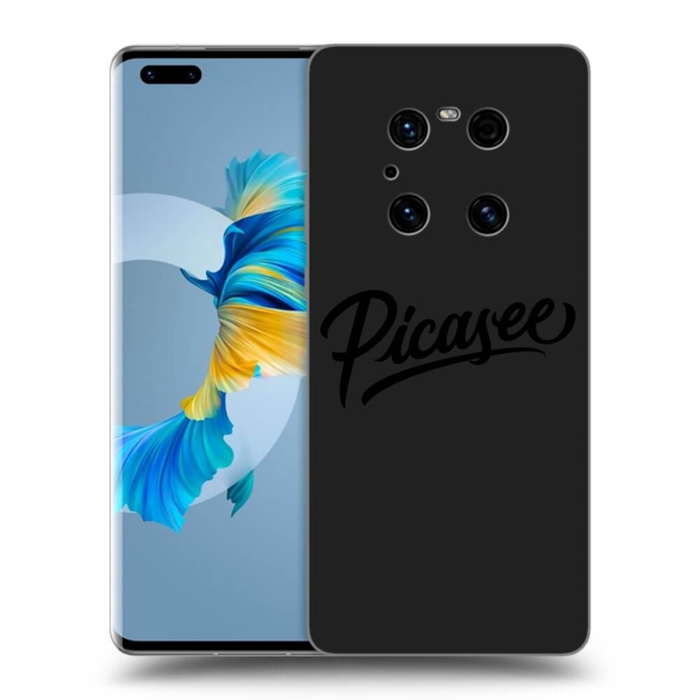 Picasee husă neagră din silicon pentru Huawei Mate 40 Pro - Picasee - old logo - black