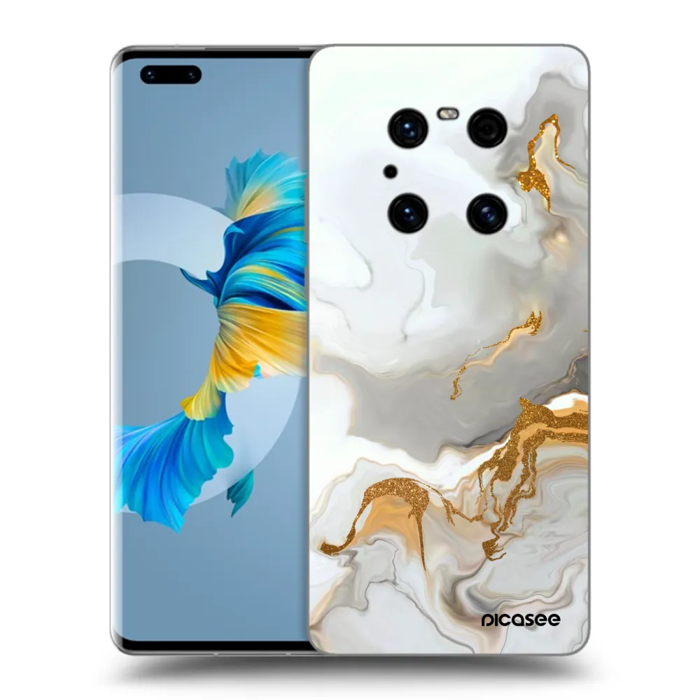 Picasee husă neagră din silicon pentru Huawei Mate 40 Pro - Her