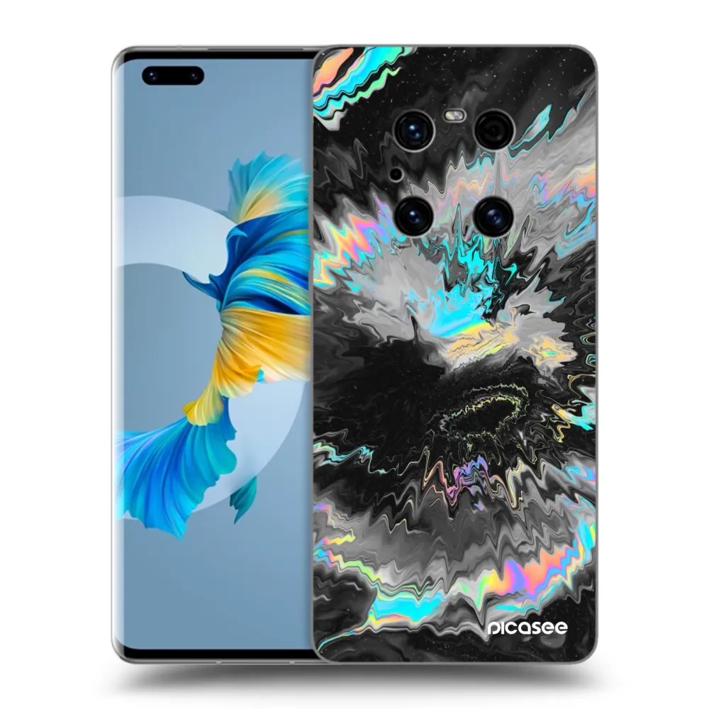 Picasee husă neagră din silicon pentru Huawei Mate 40 Pro - Magnetic