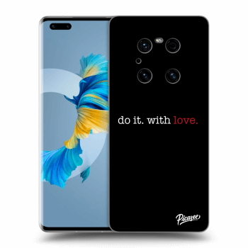 Picasee husă neagră din silicon pentru Huawei Mate 40 Pro - Do it. With love.