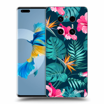 Husă pentru Huawei Mate 40 Pro - Pink Monstera