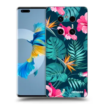 Husă pentru Huawei Mate 40 Pro - Pink Monstera
