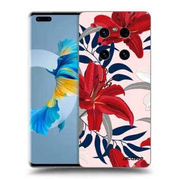Husă pentru Huawei Mate 40 Pro - Red Lily