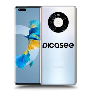 Picasee husă transparentă din silicon pentru Huawei Mate 40 Pro - Picasee - new logo - black