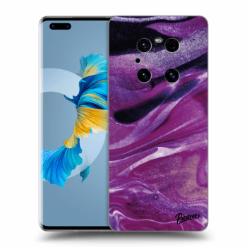 Husă pentru Huawei Mate 40 Pro - Purple glitter