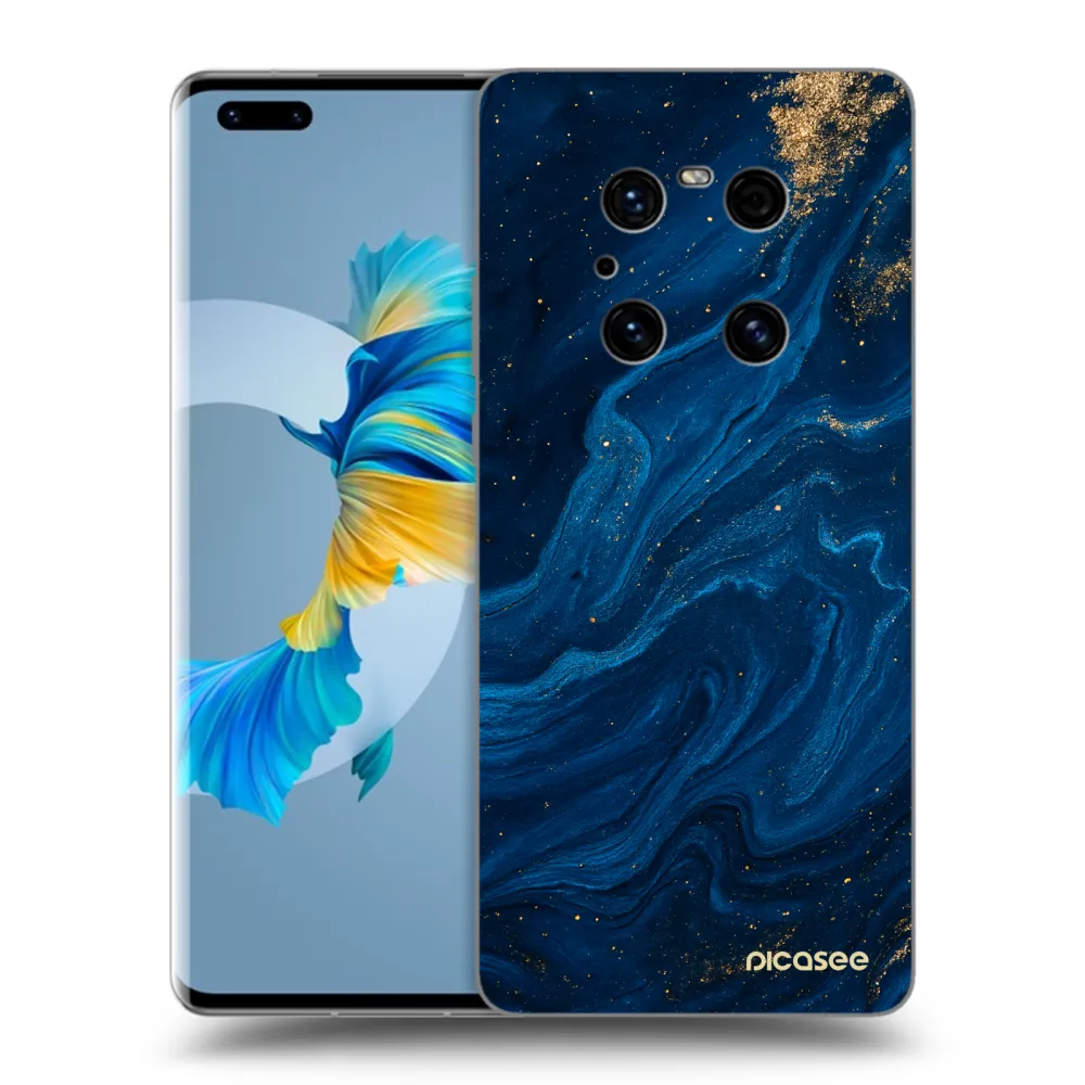 Picasee husă neagră din silicon pentru Huawei Mate 40 Pro - Blue