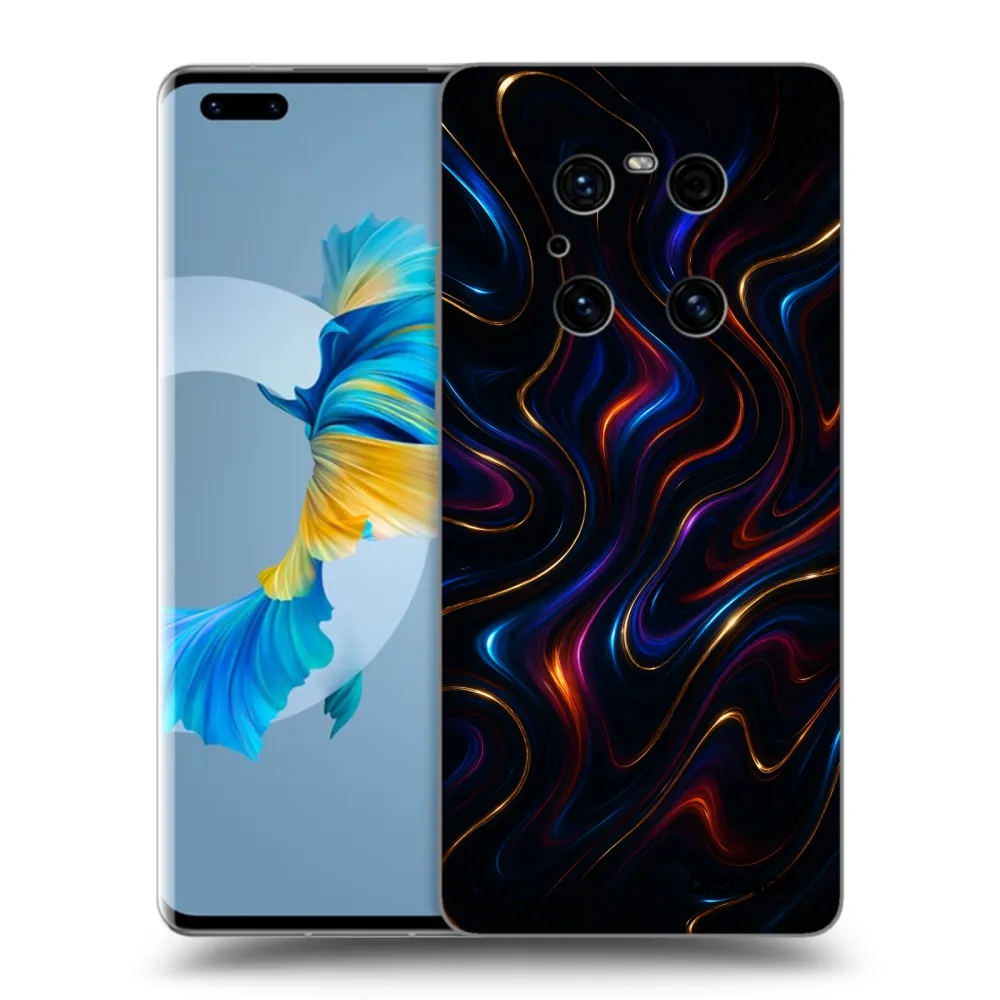 Picasee husă neagră din silicon pentru Huawei Mate 40 Pro - Noir
