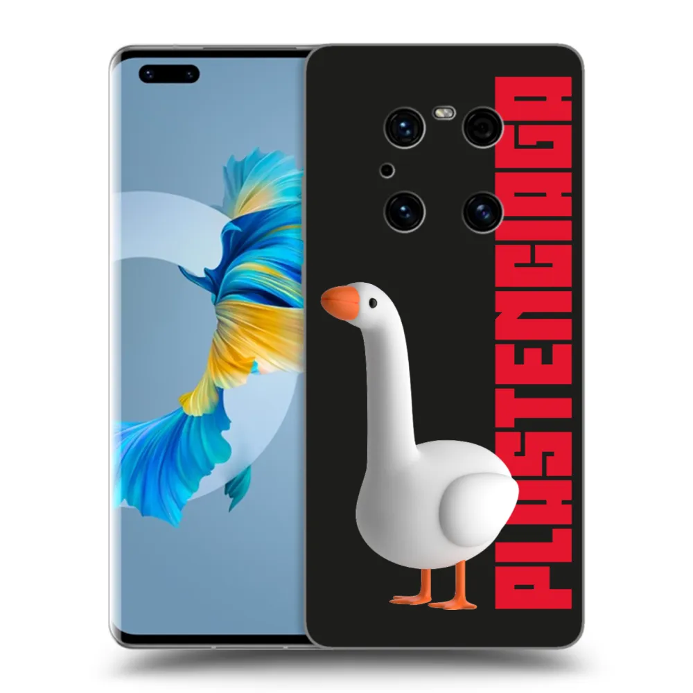 Picasee husă neagră din silicon pentru Huawei Mate 40 Pro - Kiky Ricky