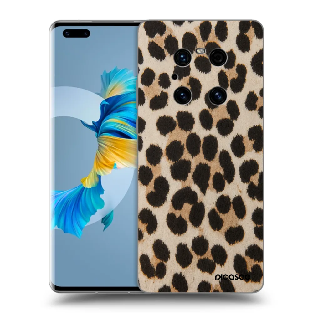 Picasee husă neagră din silicon pentru Huawei Mate 40 Pro - Brown Tiger
