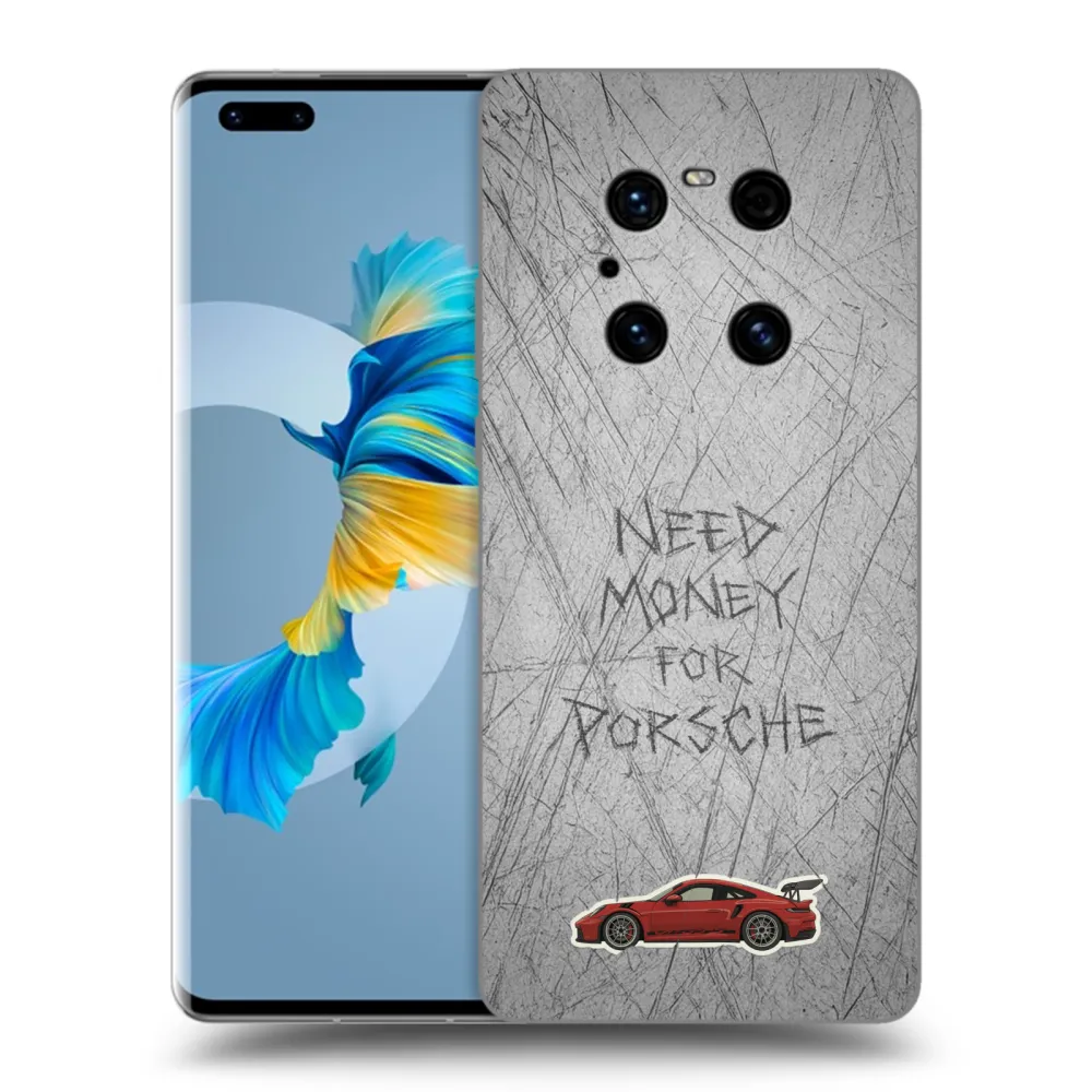 Picasee husă neagră din silicon pentru Huawei Mate 40 Pro - Garage Scratch