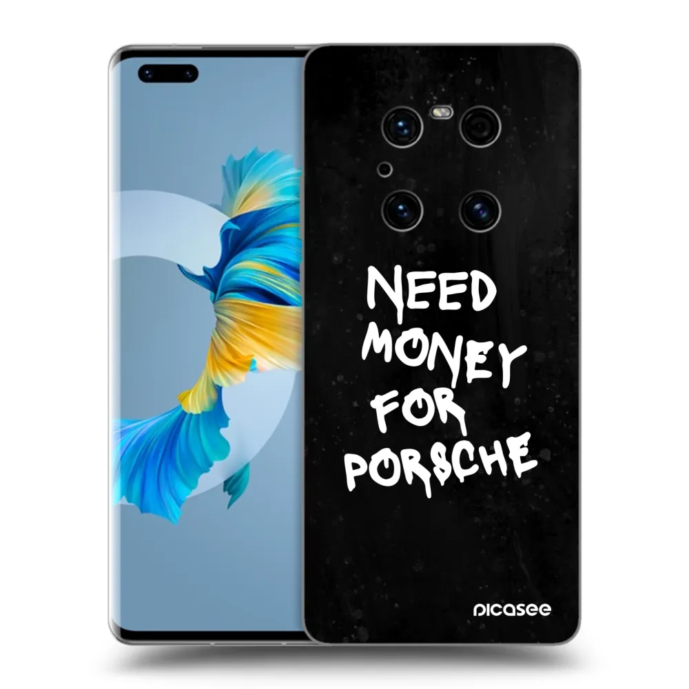Picasee husă neagră din silicon pentru Huawei Mate 40 Pro - Black Dollar