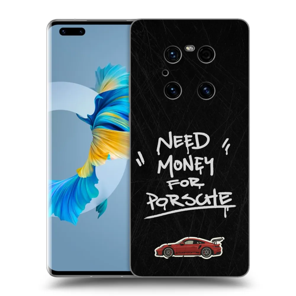 Picasee husă neagră din silicon pentru Huawei Mate 40 Pro - Dark Racer