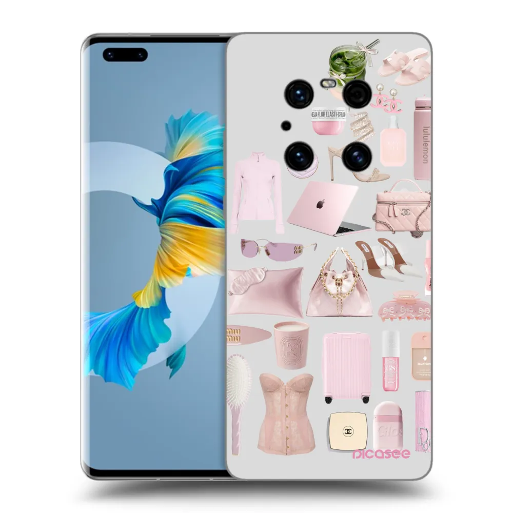 Picasee husă neagră din silicon pentru Huawei Mate 40 Pro - Glam Babe