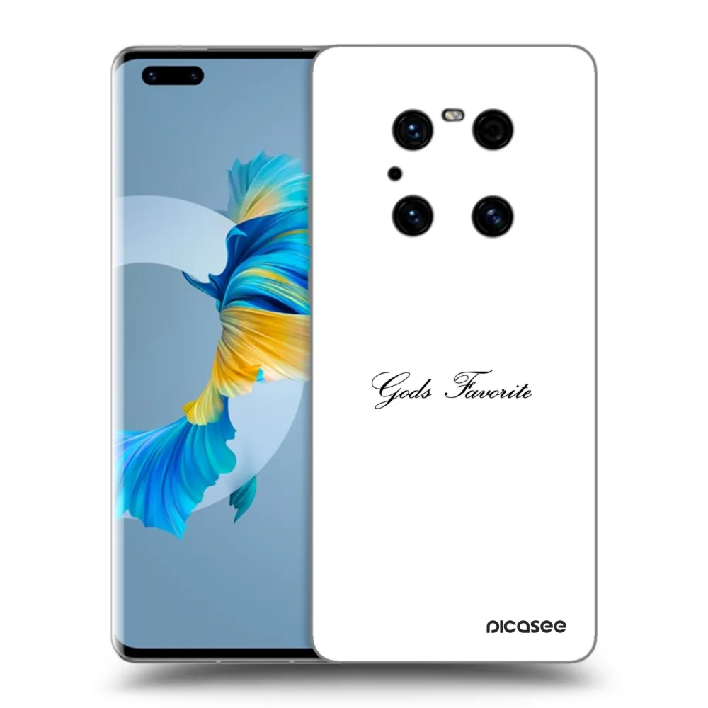 Picasee husă neagră din silicon pentru Huawei Mate 40 Pro - Gods Favorite