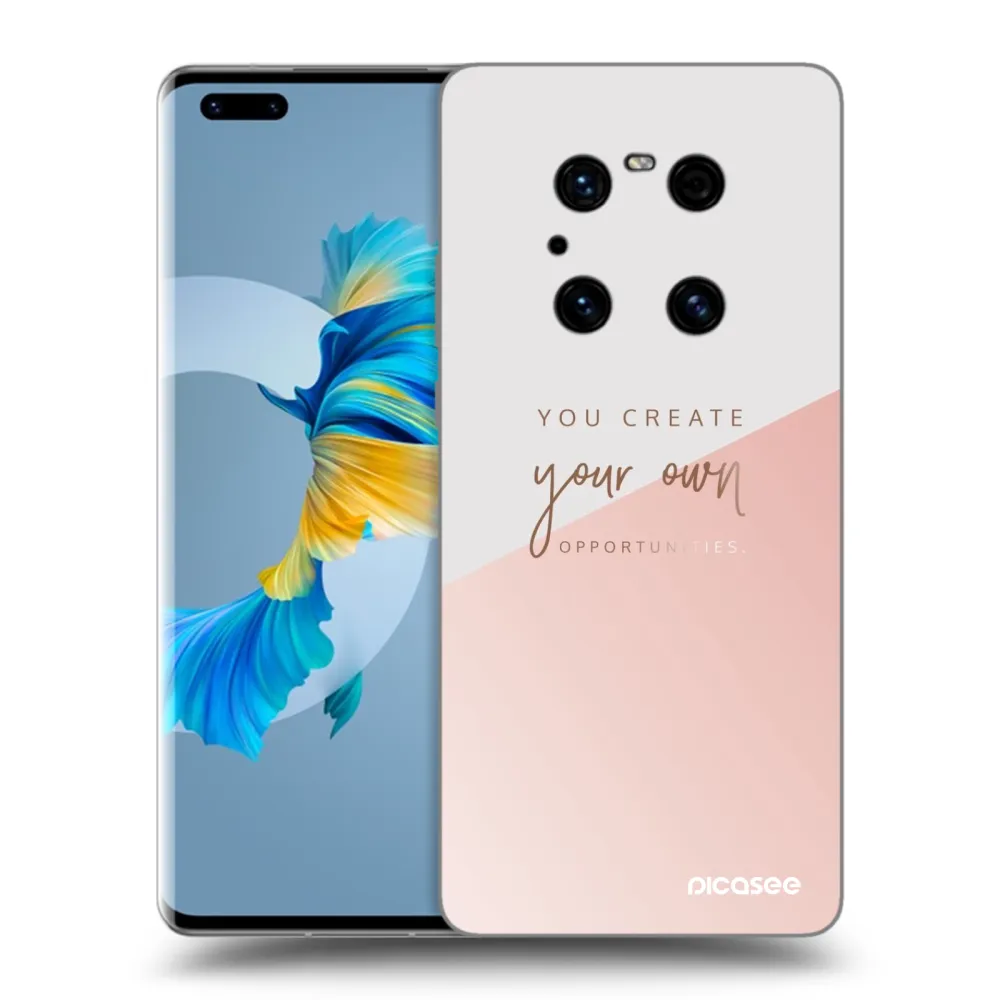 Picasee husă neagră din silicon pentru Huawei Mate 40 Pro - You create your own opportunities