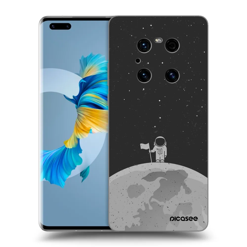 Picasee husă neagră din silicon pentru Huawei Mate 40 Pro - Astronaut