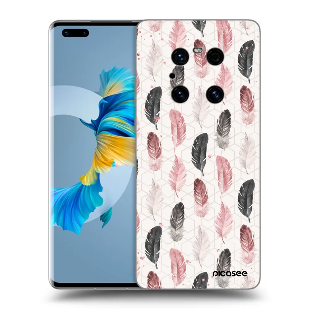 Picasee husă transparentă din silicon pentru Huawei Mate 40 Pro - Feather 2