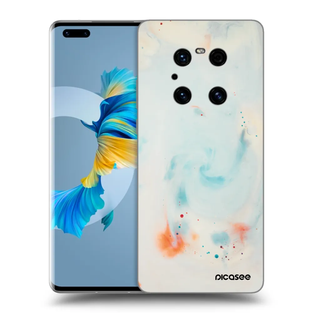 Picasee husă neagră din silicon pentru Huawei Mate 40 Pro - Splash