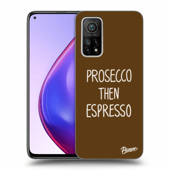 Picasee husă neagră din silicon pentru Xiaomi Mi 10T Pro - Prosecco then espresso