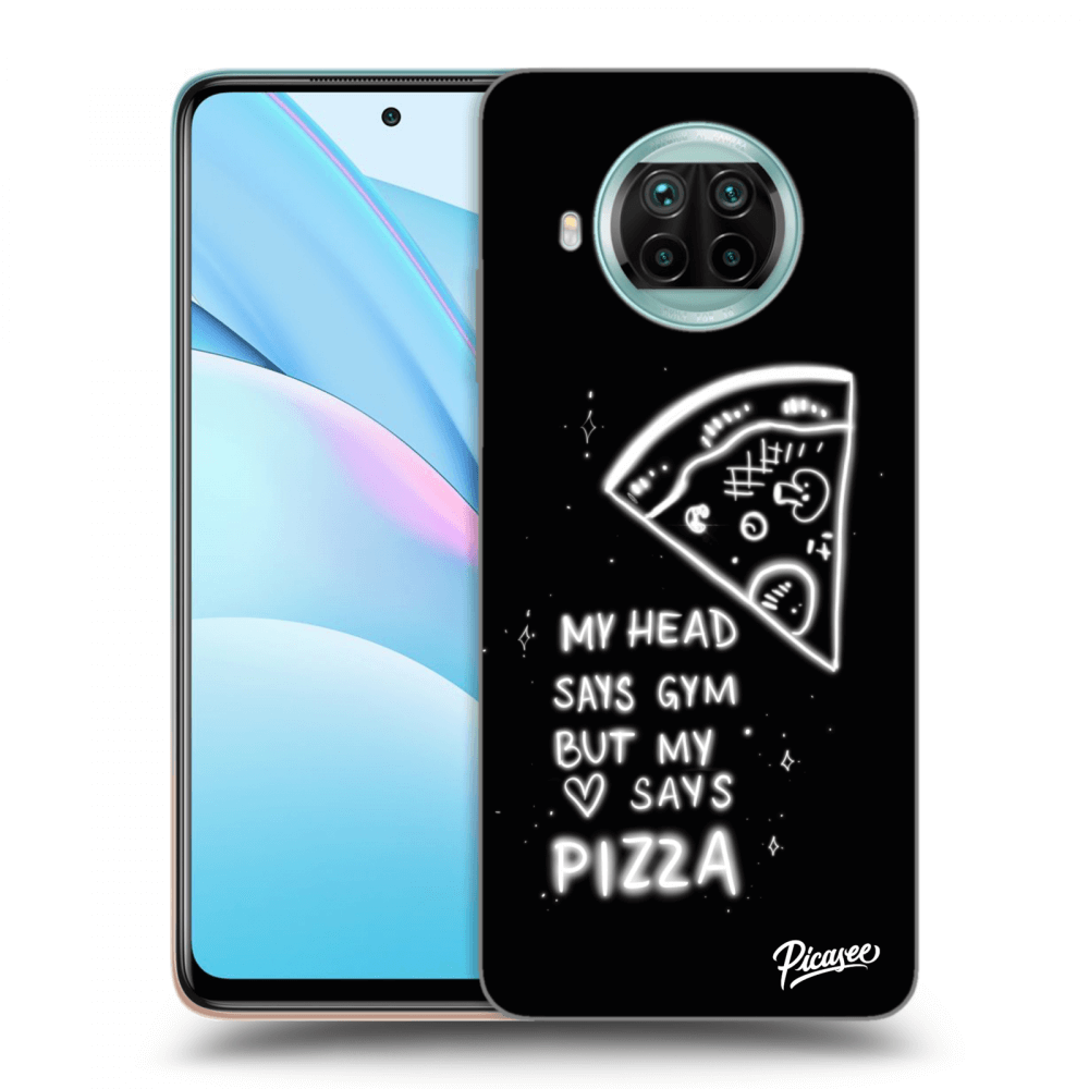 Picasee husă neagră din silicon pentru Xiaomi Mi 10T Lite - Pizza