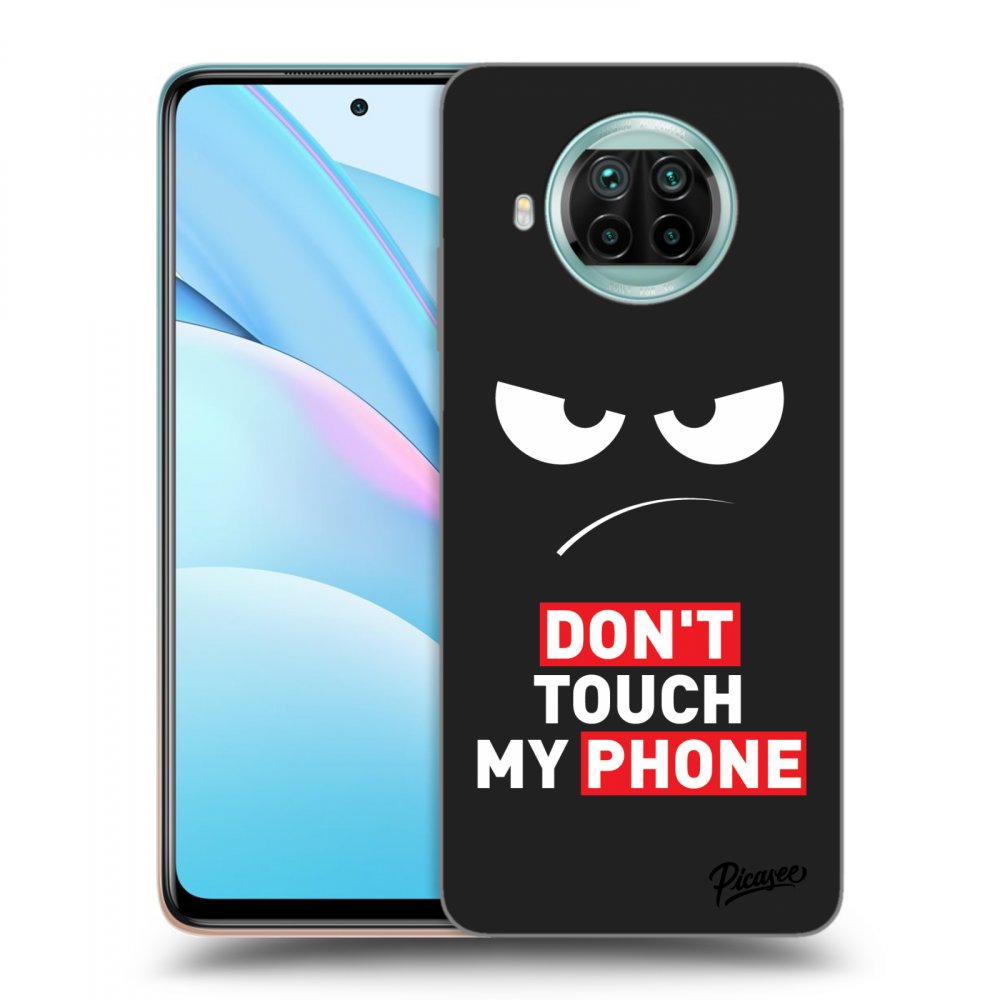 Picasee husă neagră din silicon pentru Xiaomi Mi 10T Lite - Angry Eyes - Transparent