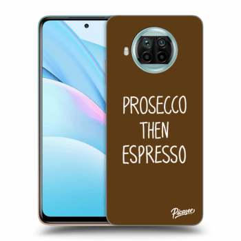 Picasee husă neagră din silicon pentru Xiaomi Mi 10T Lite - Prosecco then espresso