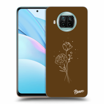 Husă pentru Xiaomi Mi 10T Lite - Brown flowers