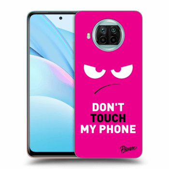 Picasee husă neagră din silicon pentru Xiaomi Mi 10T Lite - Angry Eyes - Pink