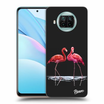 Picasee husă neagră din silicon pentru Xiaomi Mi 10T Lite - Flamingos couple