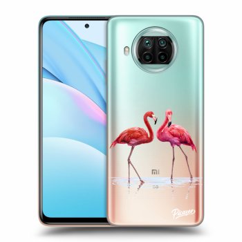 Picasee husă transparentă din silicon pentru Xiaomi Mi 10T Lite - Flamingos couple