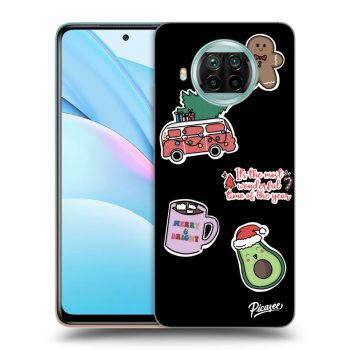 Picasee husă neagră din silicon pentru Xiaomi Mi 10T Lite - Christmas Stickers