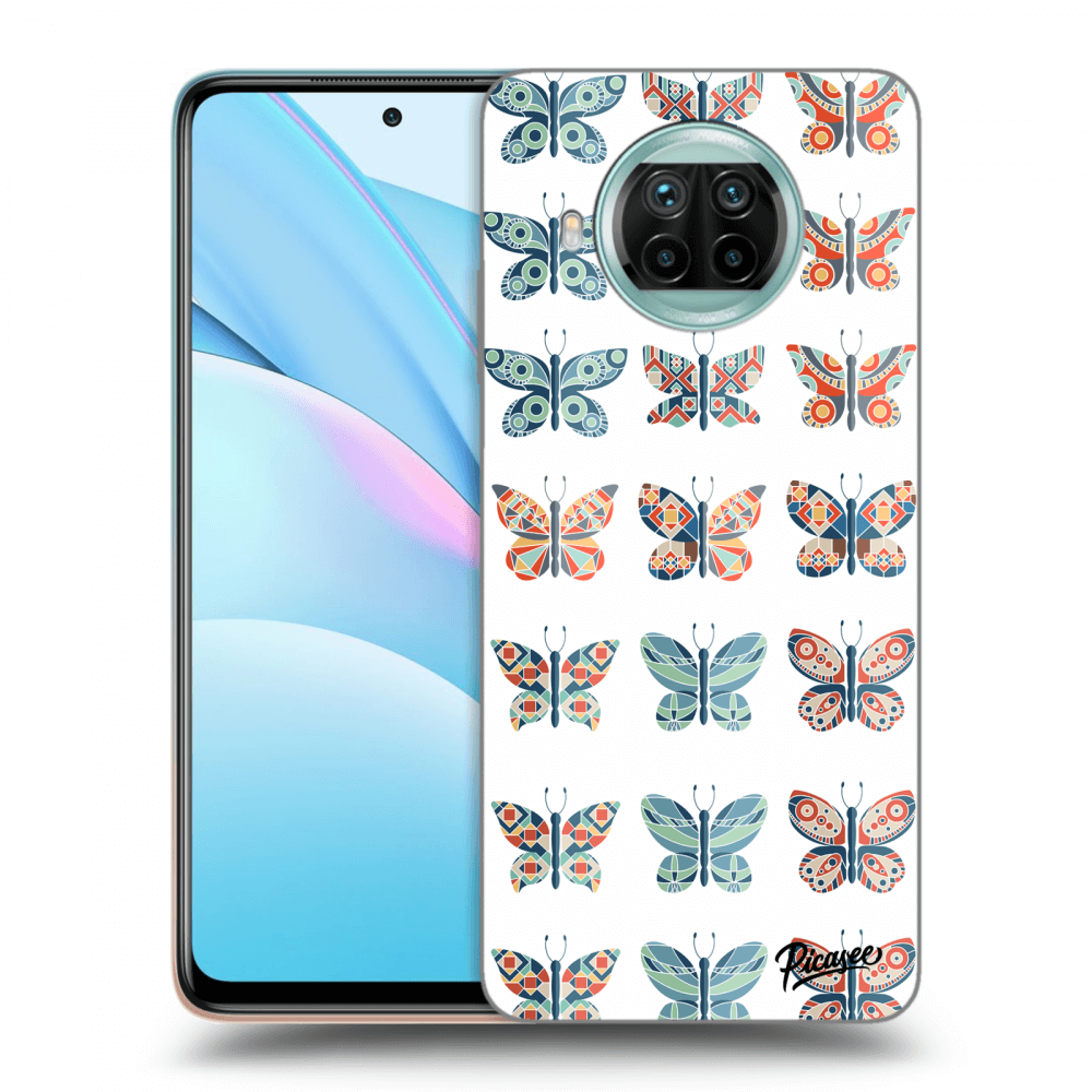 Picasee husă neagră din silicon pentru Xiaomi Mi 10T Lite - Butterflies