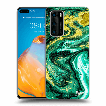 Husă pentru Huawei P40 - Green Gold