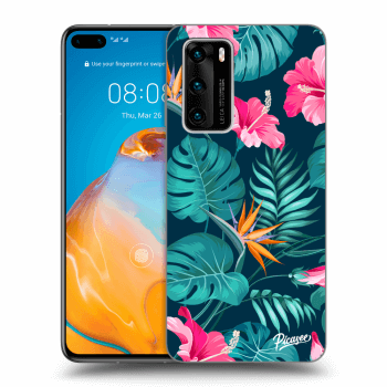 Husă pentru Huawei P40 - Pink Monstera