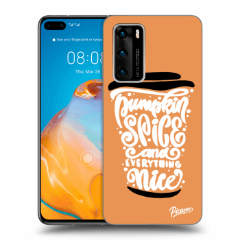 Husă pentru Huawei P40 - Pumpkin coffee