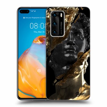 Husă pentru Huawei P40 - Gold - Black