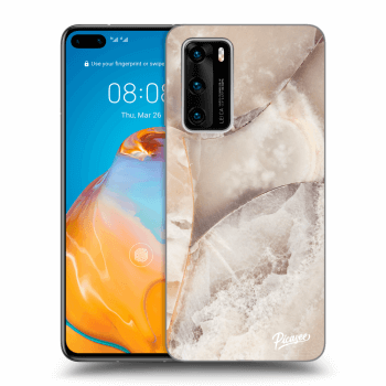 Husă pentru Huawei P40 - Cream marble