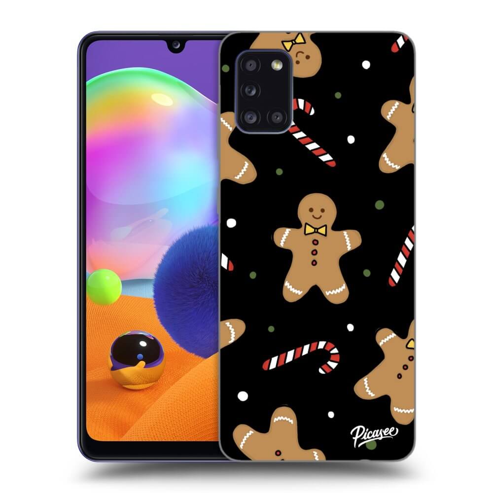 Picasee husă neagră din silicon pentru Samsung Galaxy A31 A315F - Gingerbread