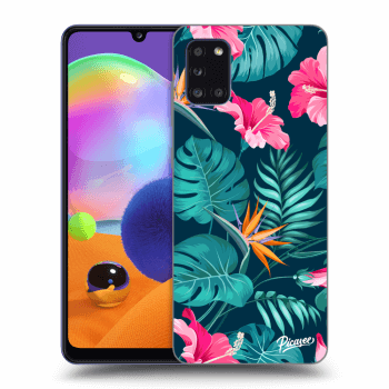 Husă pentru Samsung Galaxy A31 A315F - Pink Monstera