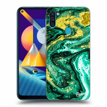 Husă pentru Samsung Galaxy M11 - Green Gold