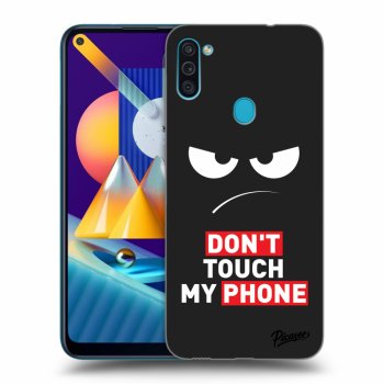 Husă pentru Samsung Galaxy M11 - Angry Eyes - Transparent