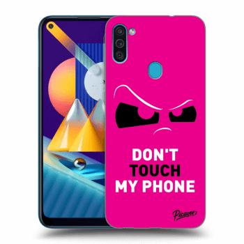 Husă pentru Samsung Galaxy M11 - Cloudy Eye - Pink